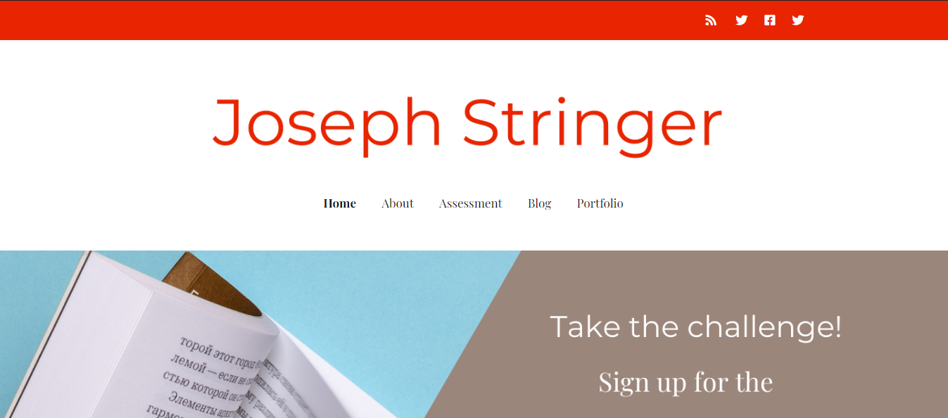 Joseph Stringer website