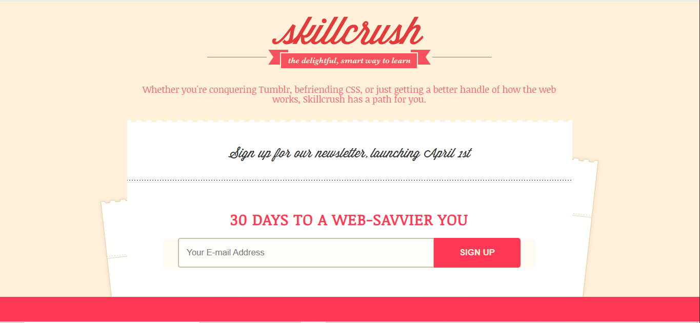 Skillcrush Email Signup