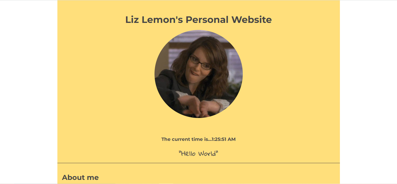 Liz Lemon Website